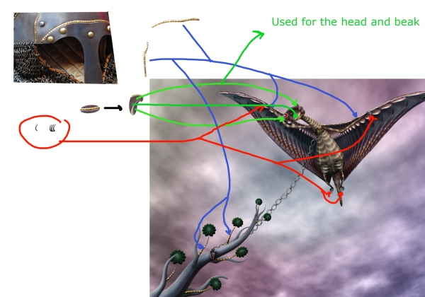 Creation of Fly, Birdie, Fly...: Step 8